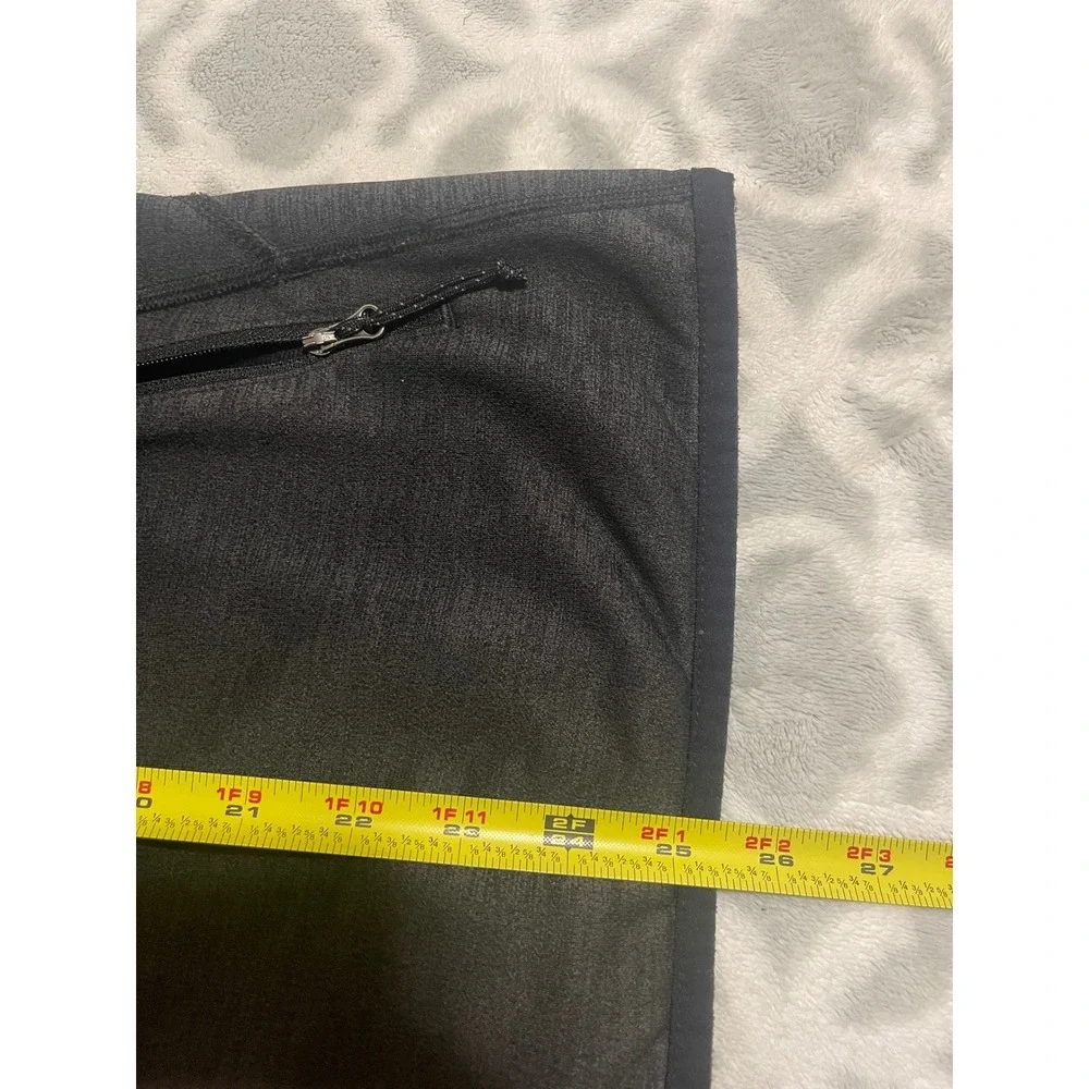 Columbia Womens XL Full Zip Fleece Jacket Charcoal Heather Black Mock Neck XL